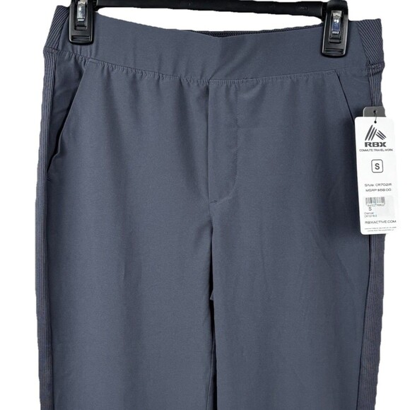 NWT Women's RBX Everyday Ribbed Pants Size Small Commute Travel Work Elastic - Picture 1 of 10